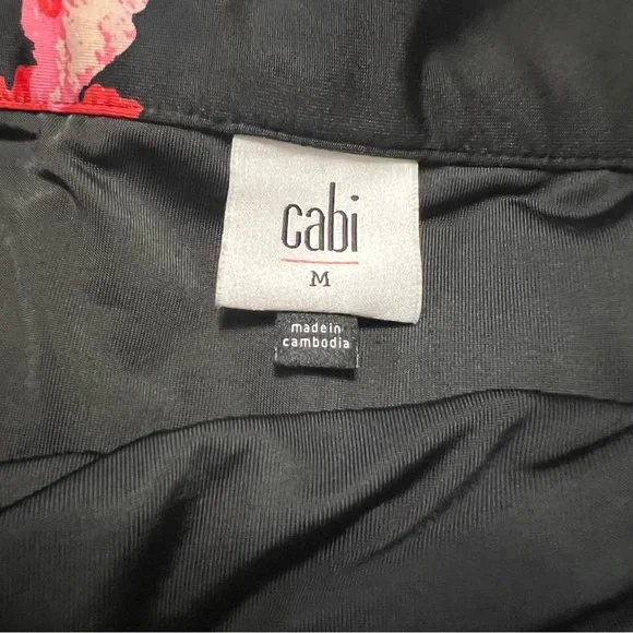 Cabi Floral Wrap Skirt M - Picture 4 of 9